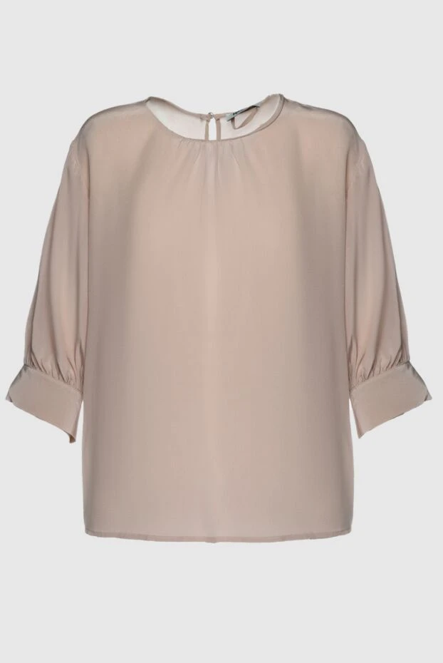 Max&Moi жіночі блуза з шовку бежева жіноча купити фото з цінами 151850 - фото 1