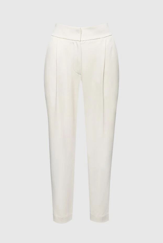 Brunello Cucinelli women's classic trousers beige 151869 - photo 1