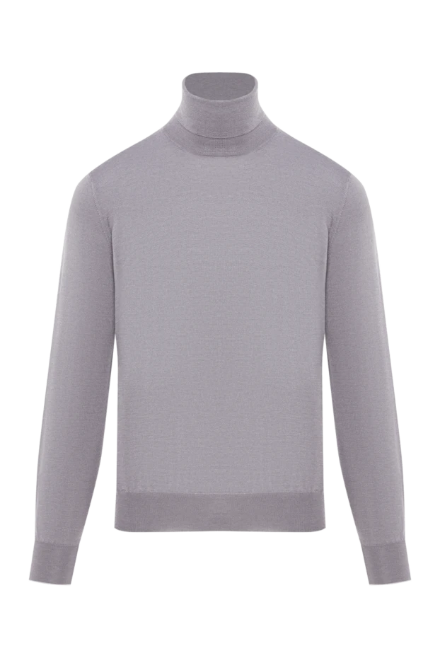 Brunello Cucinelli men's cashmere and silk golf gray 151920 - photo 1