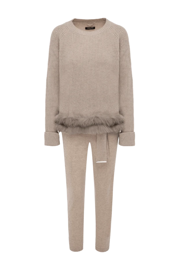 Max&Moi woman beige women's walking suit made of wool and cashmere buy with prices and photos 151969 - photo 1