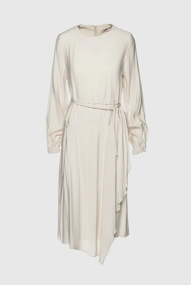 Fleur de Paris женские платье из полиэстера белое женское купить с ценами и фото 152083 - фото 1