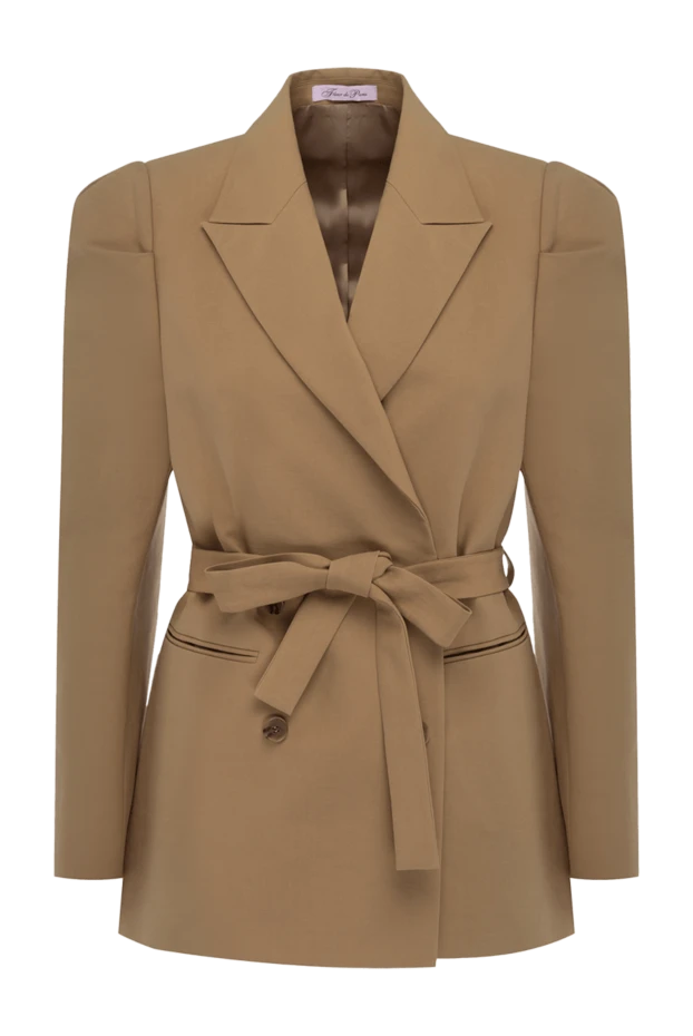 Fleur de Paris woman beige cotton jacket for women buy with prices and photos 152088 - photo 1