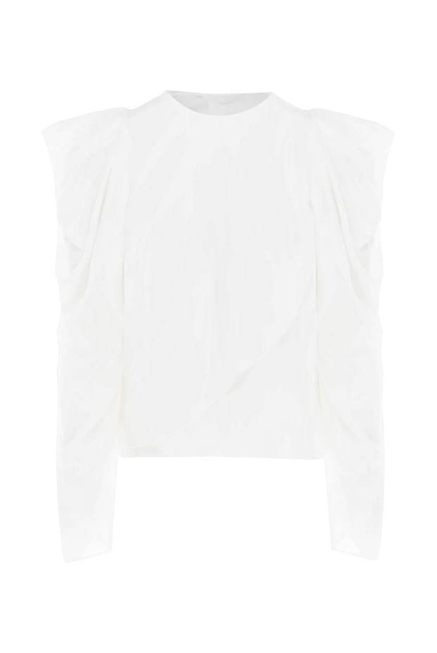 Fleur de Paris женские блуза из вискозы белая женская купить с ценами и фото 152090 - фото 1