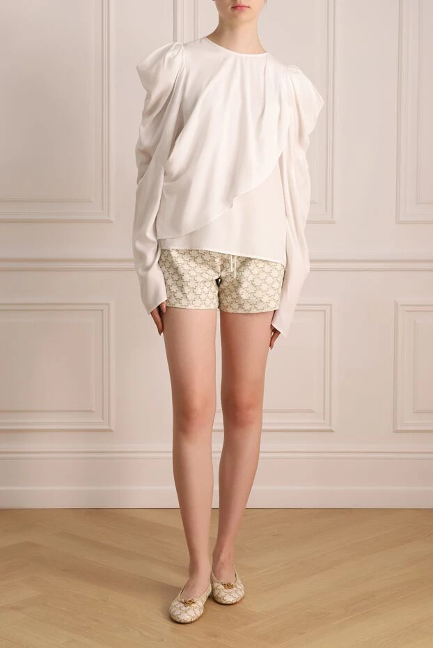 Fleur de Paris жіночі блуза з віскози біла жіноча купити фото з цінами 152090 - фото 2