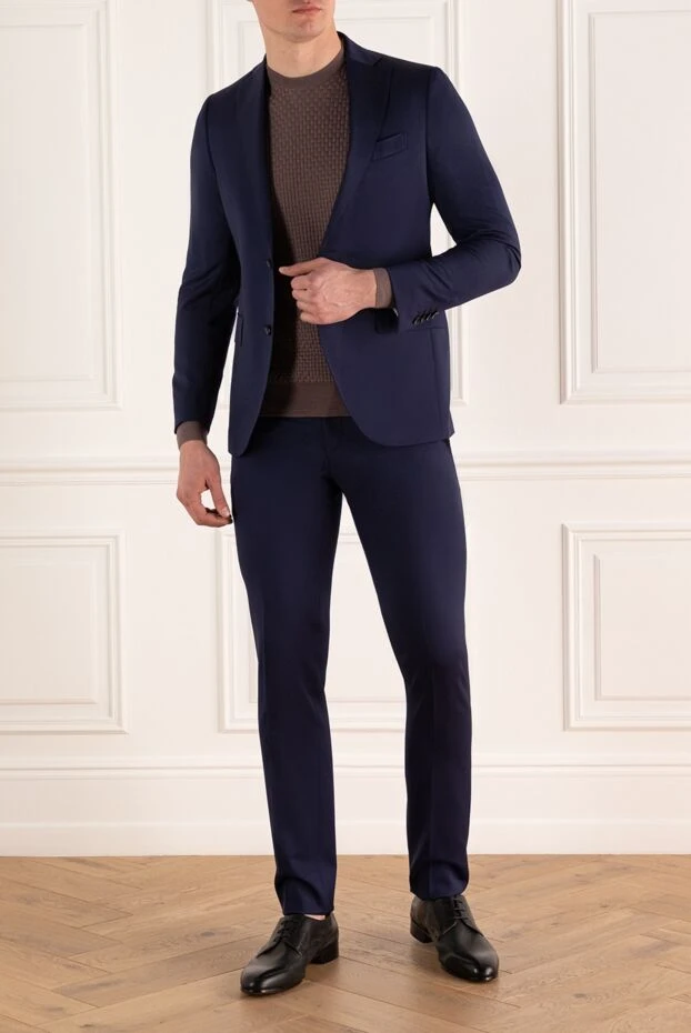 Sartoria Latorre man men's suit made of wool, blue 152095 - photo 2