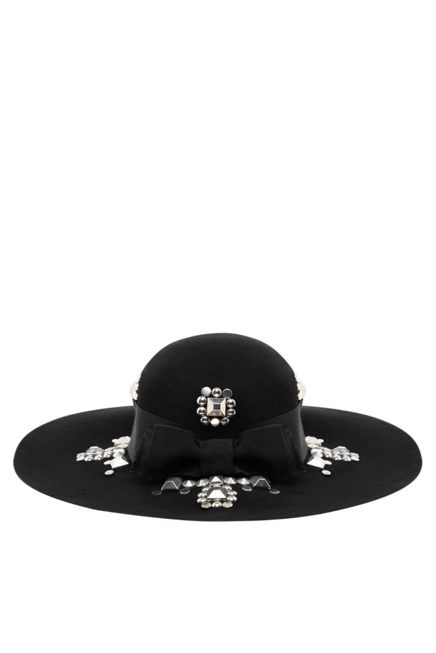 Saint Laurent жіночі капелюшок з фетру чорний жіночий купити фото з цінами 152178 - фото 1