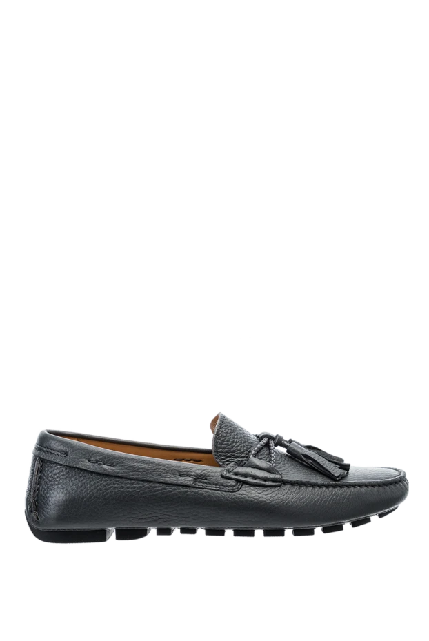 Cesare di Napoli man men's moccasins made of leather, gray buy with prices and photos 152399 - photo 1