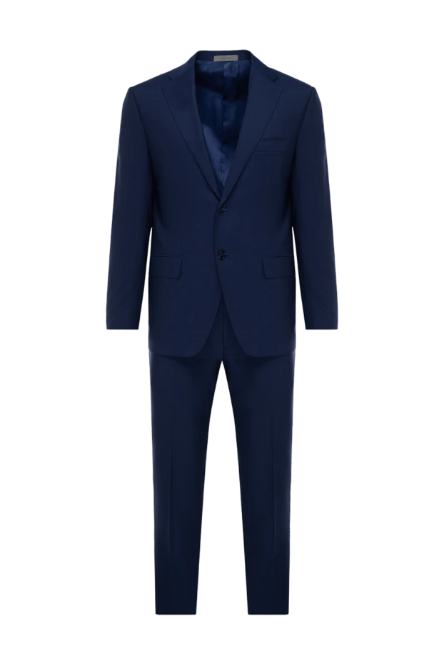 Corneliani мужские костюм мужской из шерсти синий купить с ценами и фото 152492 - фото 1