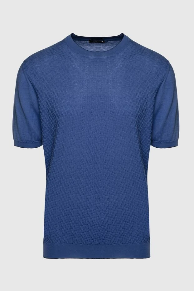 Svevo чоловічі футболка з бавовни синя чоловіча купити фото з цінами 152507 - фото 1