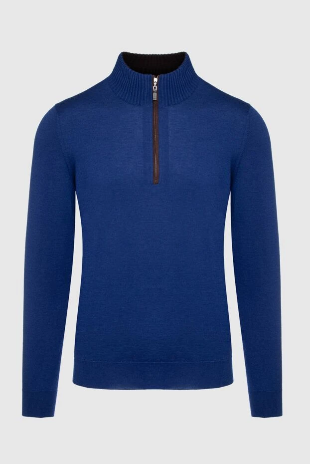 Svevo man cashmere and silk troyer blue men's buy with prices and photos 152548 - photo 1