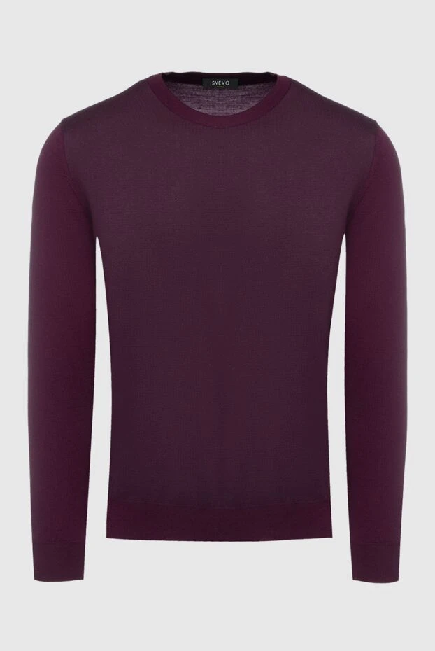Svevo man long sleeve wool jumper for men, burgundy buy with prices and photos 152564 - photo 1