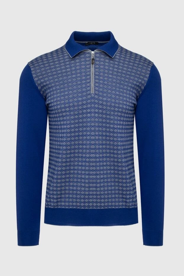 Svevo man wool long sleeve polo blue for men buy with prices and photos 152572 - photo 1