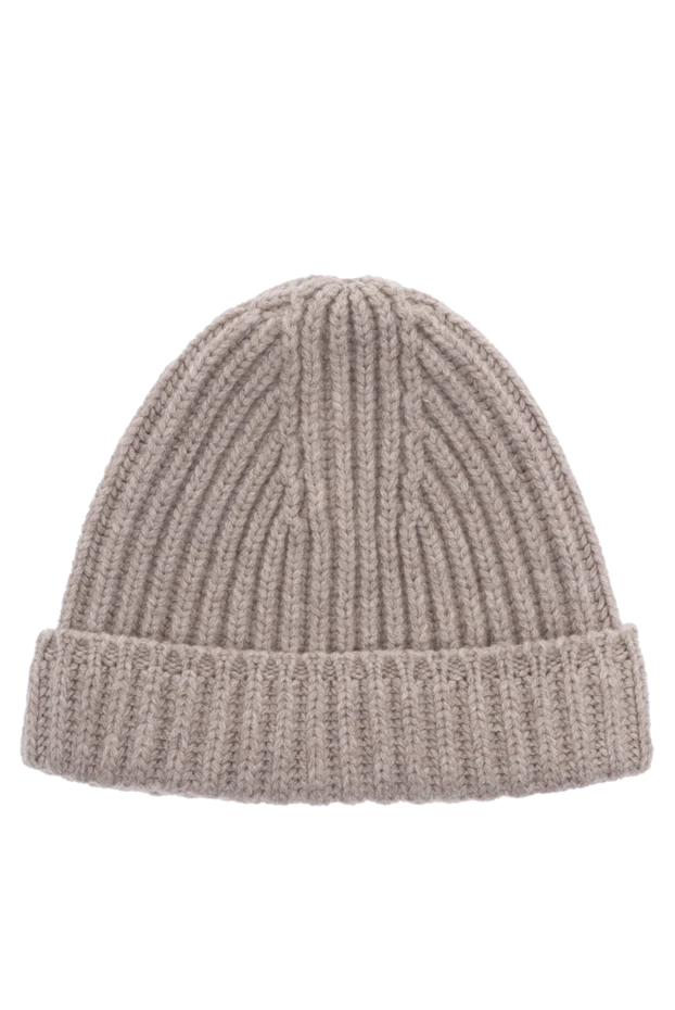 Svevo мужские шапка из кашемира бежевая мужская купить с ценами и фото 152605 - фото 1