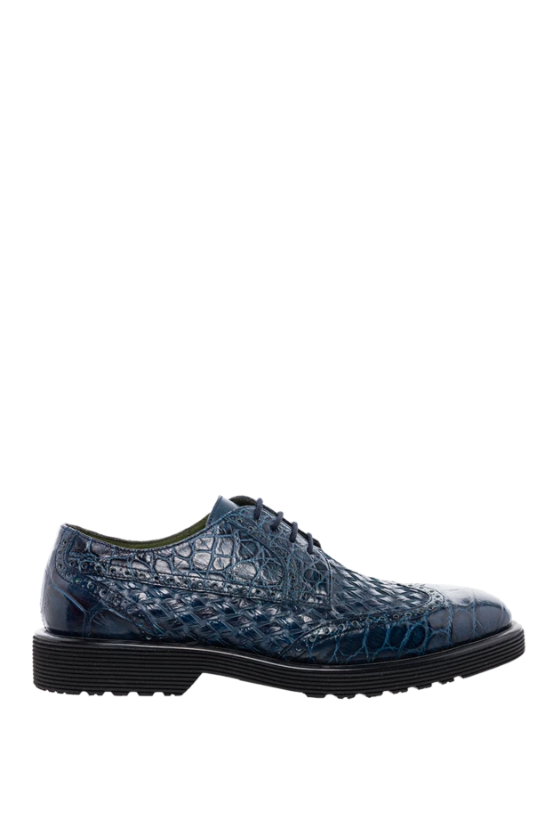 Tardini мужские туфли мужские из кожи аллигатора синие купить с ценами и фото 152658 - фото 1