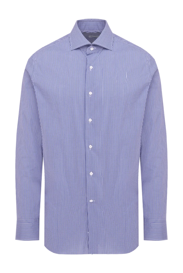 Alessandro Gherardi чоловічі рубашка з бавовни синя чоловіча купити фото з цінами 152668 - фото 1