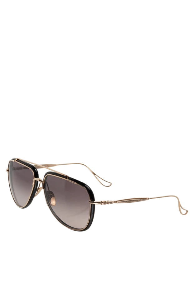 Chrome Hearts окуляри для захисту від сонця з подвійною рамкою та декоративним гравіюванням на завушинах 152718 - фото 3