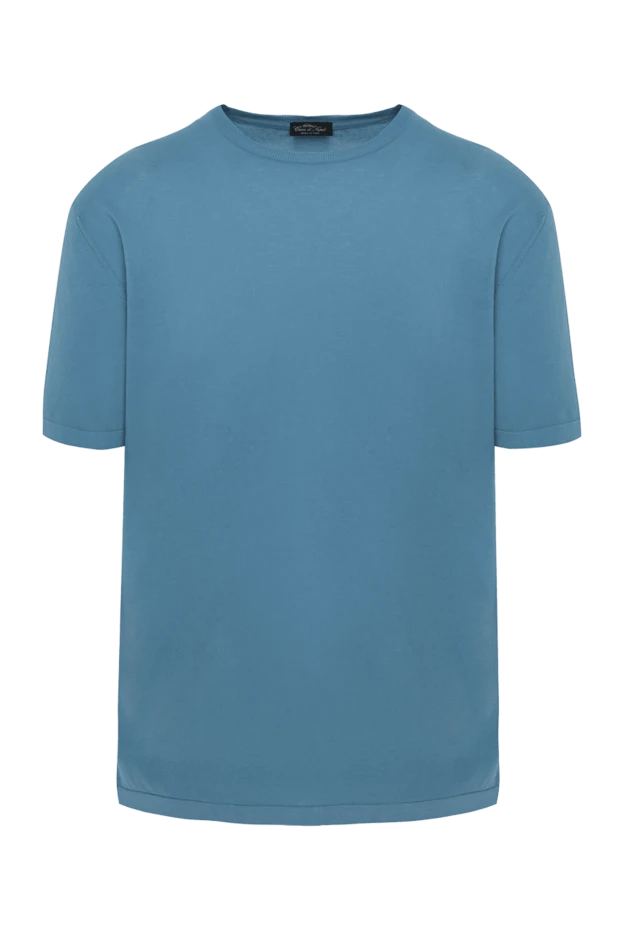 Cesare di Napoli чоловічі футболка з бавовни синя чоловіча купити фото з цінами 152745 - фото 1