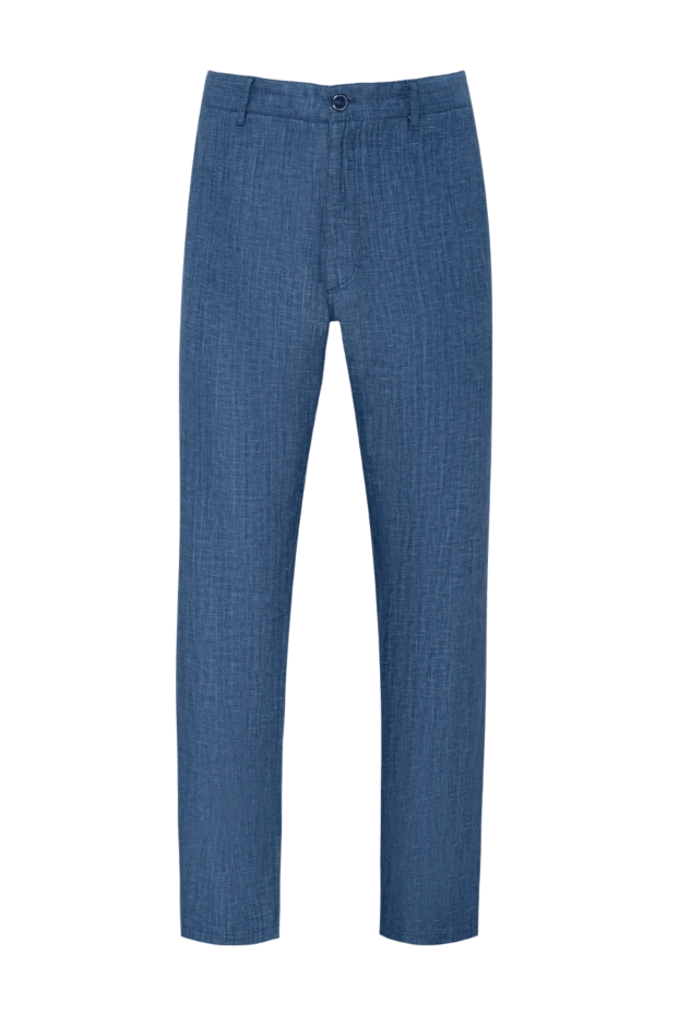 Zilli мужские брюки из льна синие мужские купить с ценами и фото 152761 - фото 1