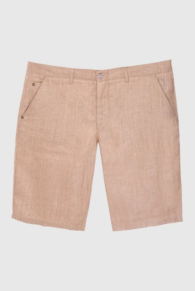 Zilli man beige linen shorts for men buy with prices and photos 152766 - photo 1