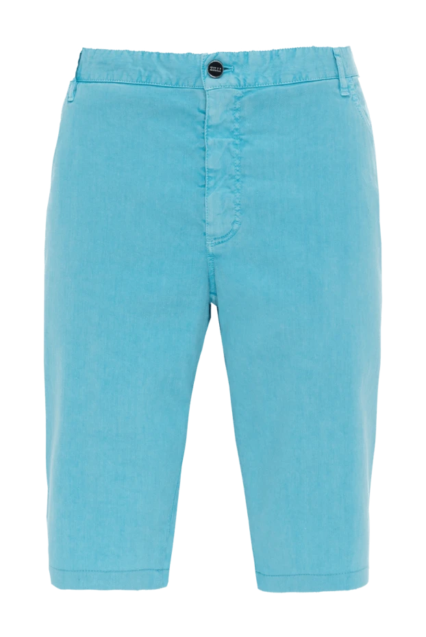 Zilli мужские шорты из льна и хлопка голубые мужские купить с ценами и фото 152783 - фото 1