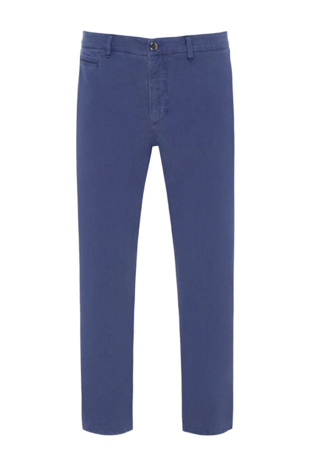 Zilli blue cotton and cashmere pants for men 152818 - photo 1