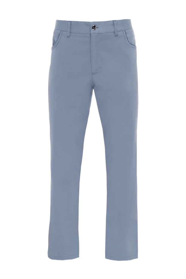 Zilli мужские джинсы из хлопка голубые мужские купить с ценами и фото 152830 - фото 1