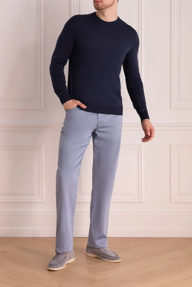 Zilli man blue cotton jeans for men buy with prices and photos 152830 - photo 2