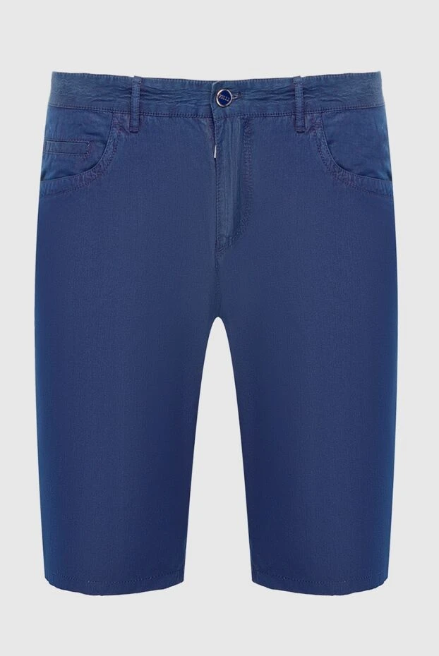 Zilli мужские шорты из хлопка и полиамида синие мужские купить с ценами и фото 152831 - фото 1
