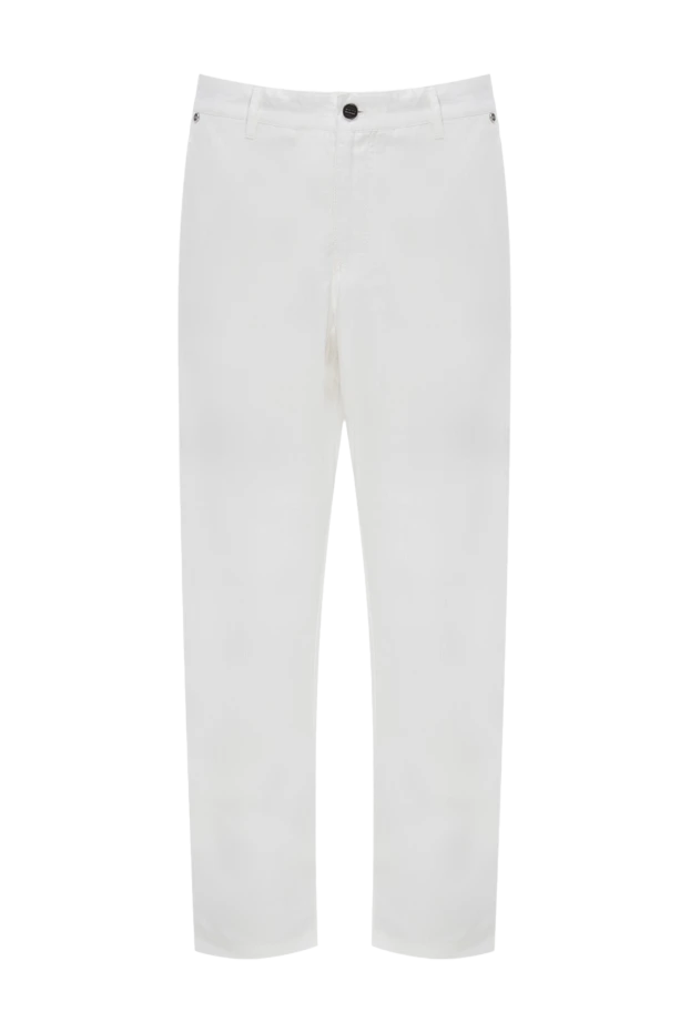 Zilli мужские брюки из льна белые мужские купить с ценами и фото 152840 - фото 1