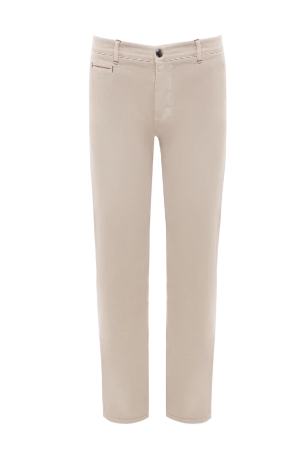 Zilli beige cotton pants for men 152846 - photo 1