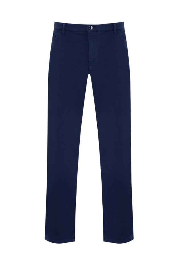 Zilli мужские джинсы из хлопка синие мужские купить с ценами и фото 152850 - фото 1