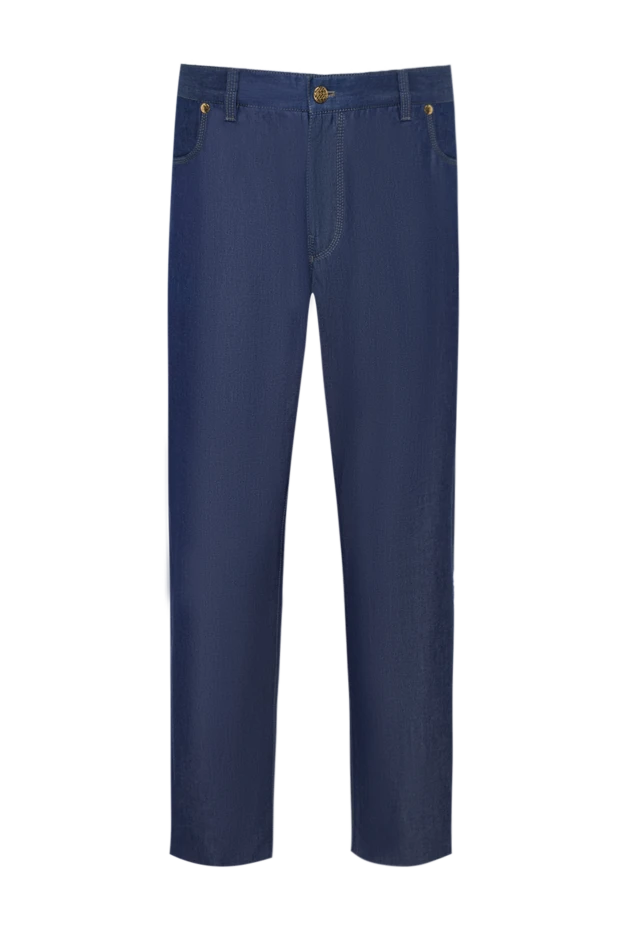 Zilli classic straight fit jeans in light blue 197084 - photo 1