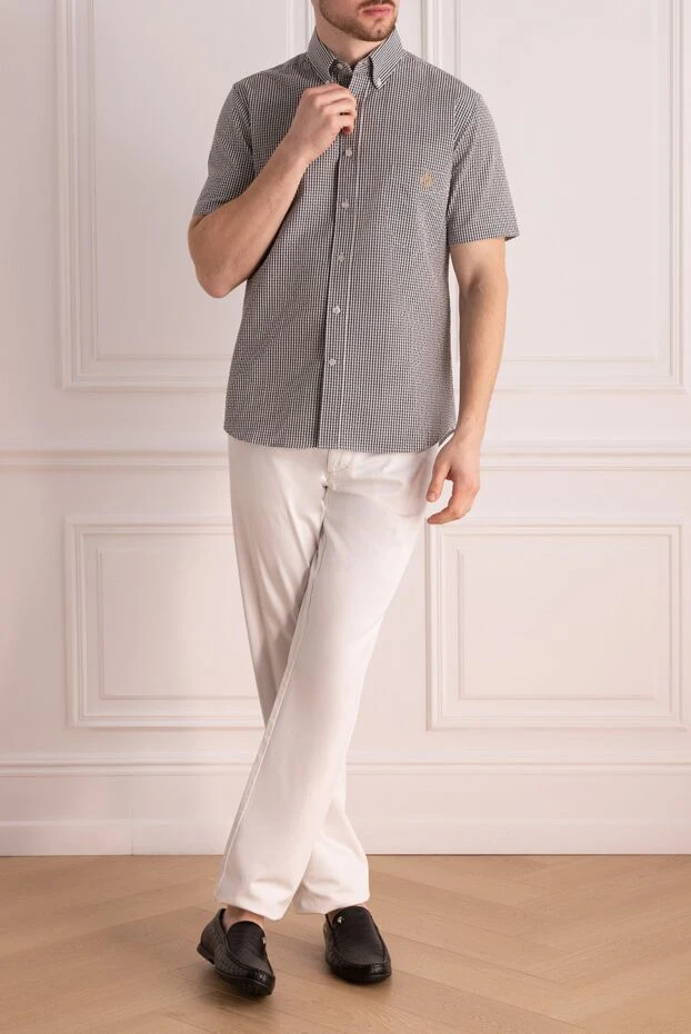 Zilli мужские брюки из хлопка белые мужские купить с ценами и фото 152857 - фото 2