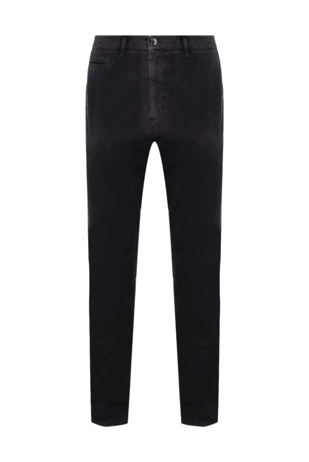 Zilli чоловічі штани з бавовни та кашеміру чорні чоловічі купити фото з цінами 152863 - фото 1