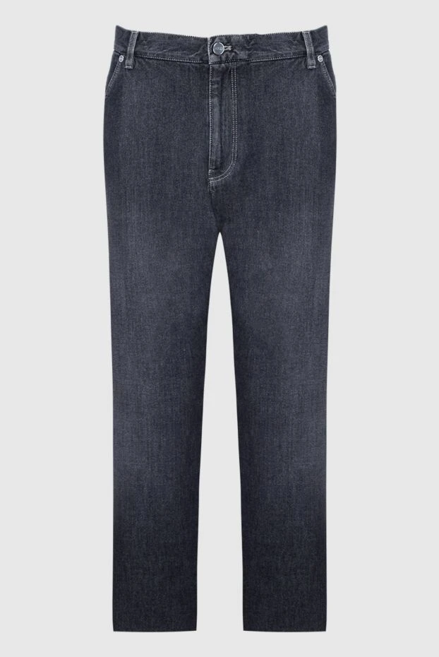 Zilli мужские джинсы из хлопка и полиамида серые мужские купить с ценами и фото 152888 - фото 1