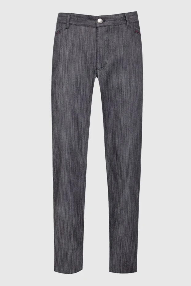 Zilli мужские джинсы из хлопка серые мужские купить с ценами и фото 152899 - фото 1