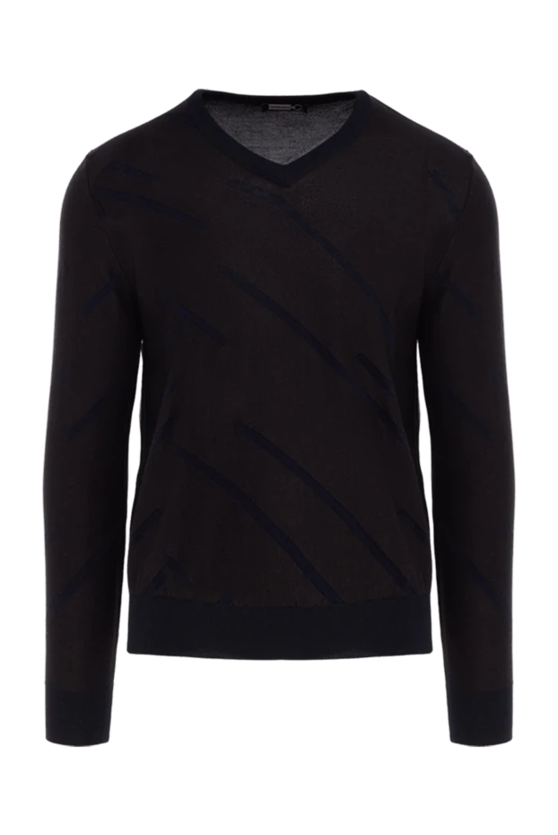 Zilli man cashmere and silk jumper brown for men buy with prices and photos 152968 - photo 1