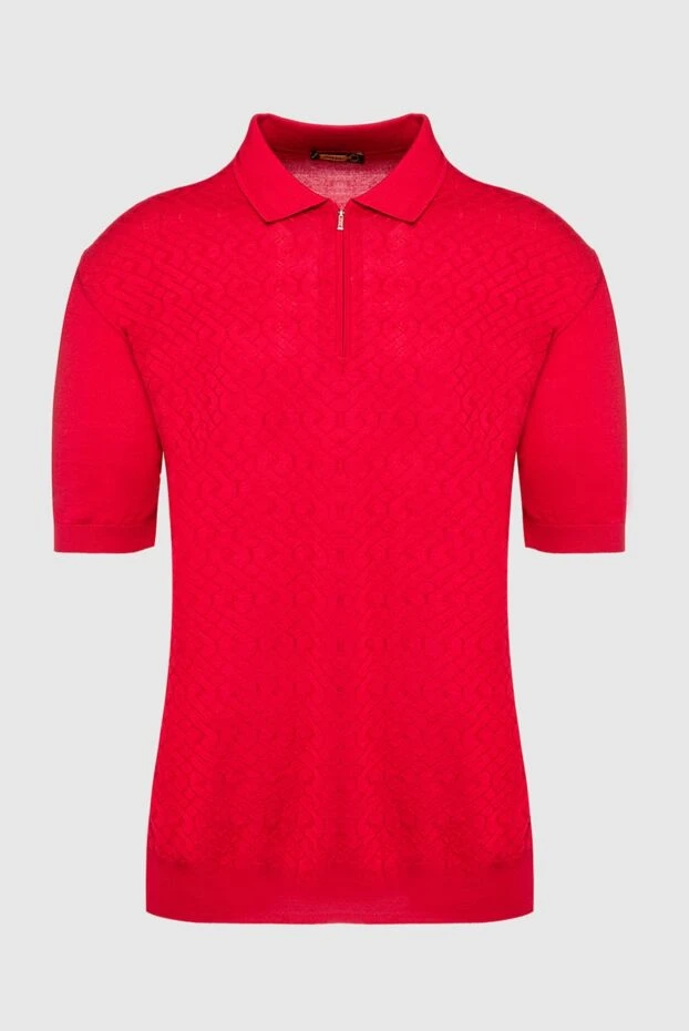 Zilli man cotton and silk polo red for men buy with prices and photos 152982 - photo 1