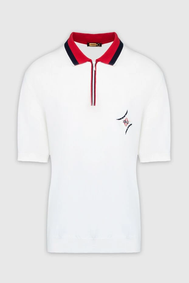 Zilli man cotton and silk polo white for men buy with prices and photos 152994 - photo 1