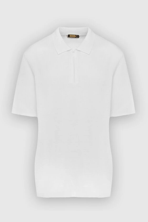 Zilli man silk and viscose polo white for men buy with prices and photos 153008 - photo 1