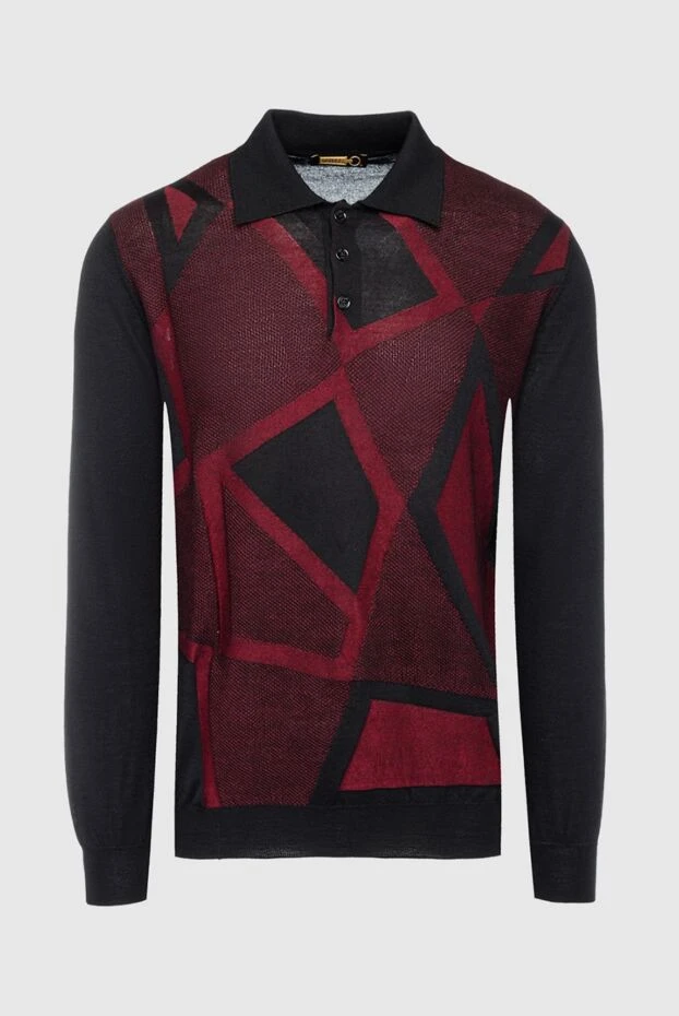 Zilli man long sleeve polo in silk and cashmere black for men buy with prices and photos 153025 - photo 1