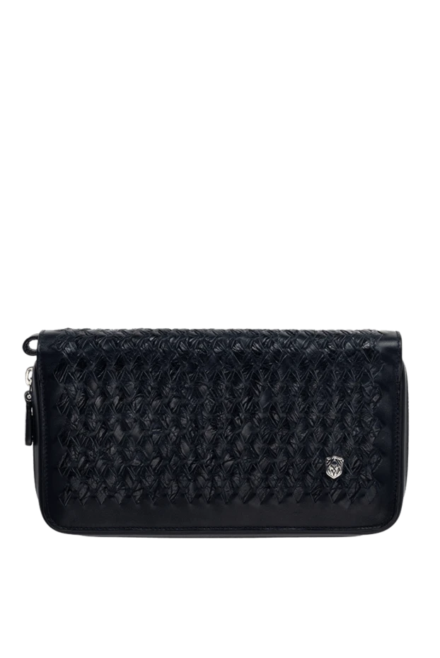 Tardini man men's blue alligator leather clutch buy with prices and photos 153068 - photo 1