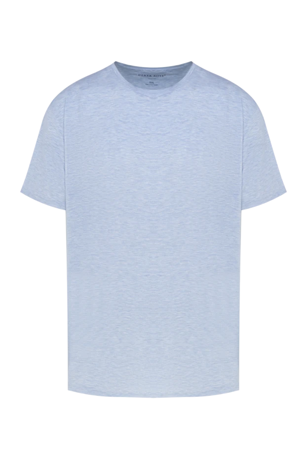 Derek Rose man t-shirt made of micromodal and elastane blue for men buy with prices and photos 153232 - photo 1