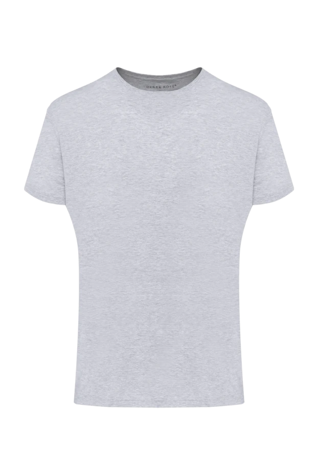 Derek Rose man t-shirt made of micromodal and elastane, gray for men 153233 - photo 1