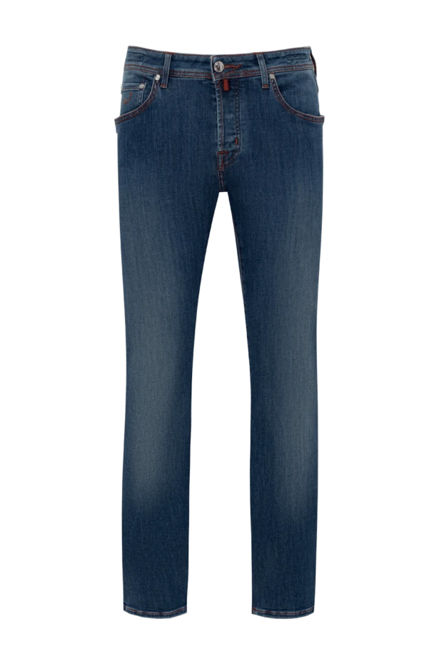 Jacob Cohen чоловічі джинси з бавовни та еластомеру сині чоловічі купити фото з цінами 153249 - фото 1