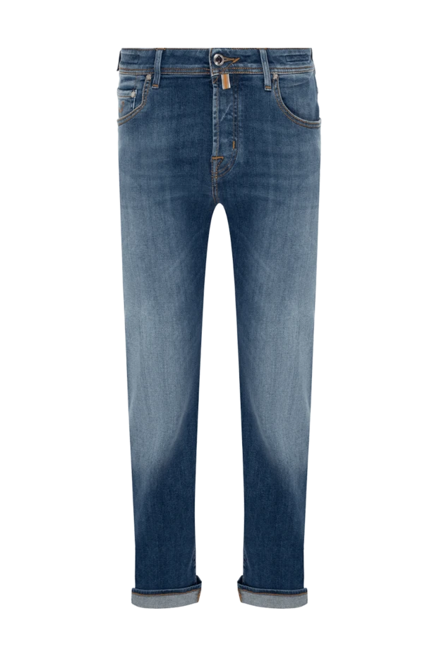 Jacob Cohen чоловічі джинси з бавовни та еластомеру сині чоловічі купити фото з цінами 153253 - фото 1