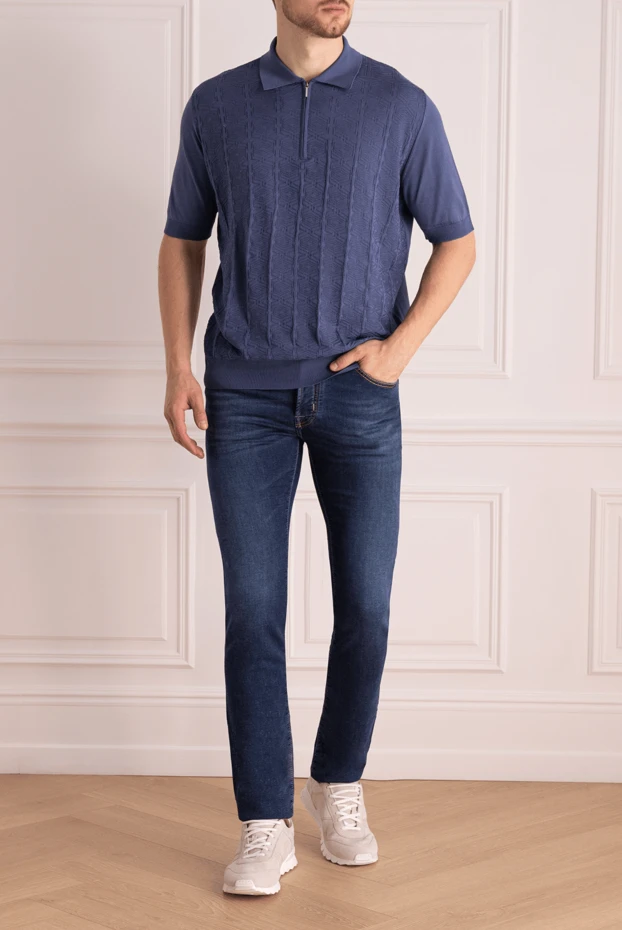 Jacob Cohen чоловічі джинси сині чоловічі купити фото з цінами 153270 - фото 2