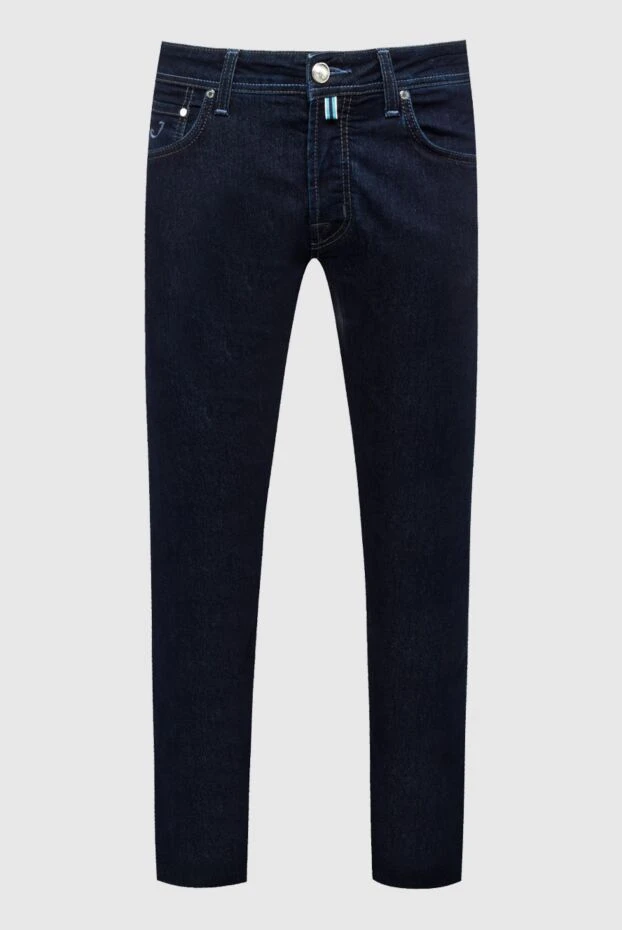 Jacob Cohen мужские джинсы из хлопка и полиэстера синие мужские купить с ценами и фото 153272 - фото 1