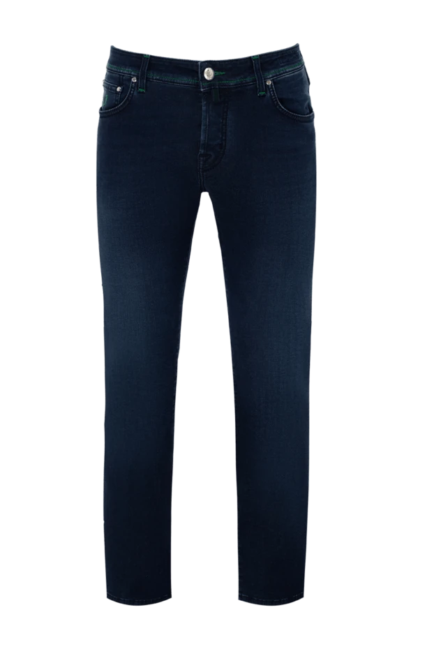 Jacob Cohen мужские джинсы из хлопка и полиэстера синие мужские купить с ценами и фото 153273 - фото 1