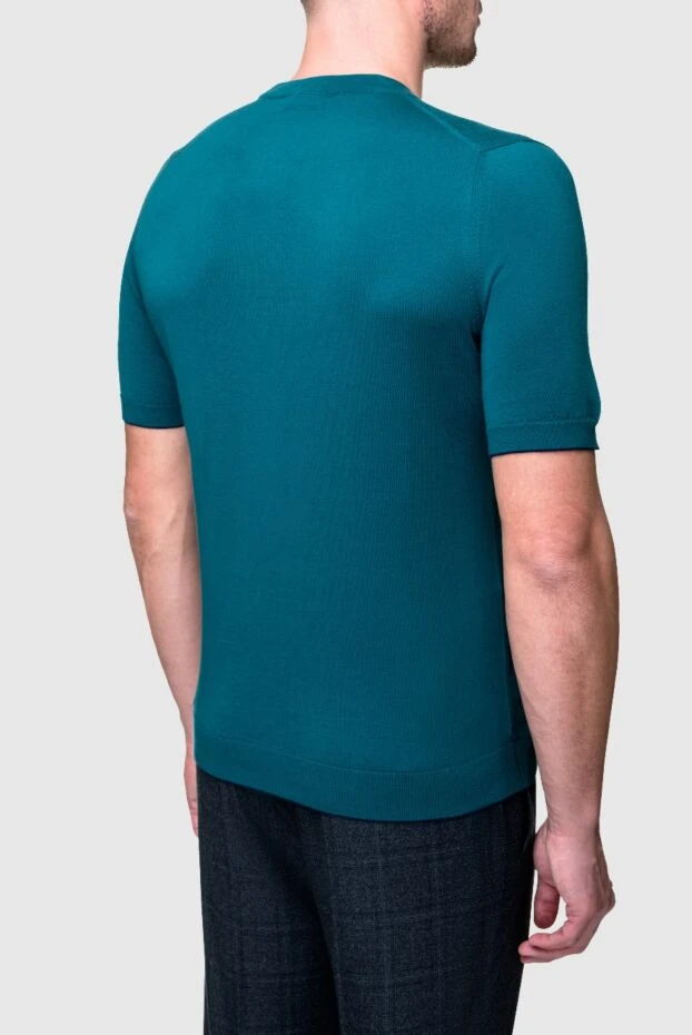 Svevo cotton jumper with short sleeves and a structured pattern 195721 - photo 3